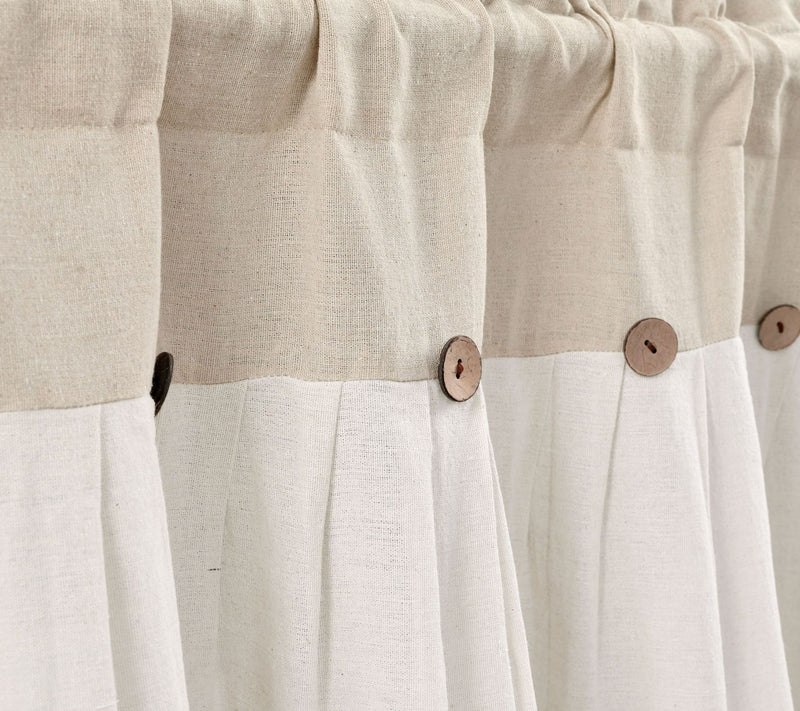 Linen Button Valance 52X18 2" Header — View 16