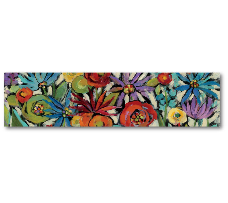 Courtside Market Tree Abstract 6" x 24" WoodenPanel — Main view