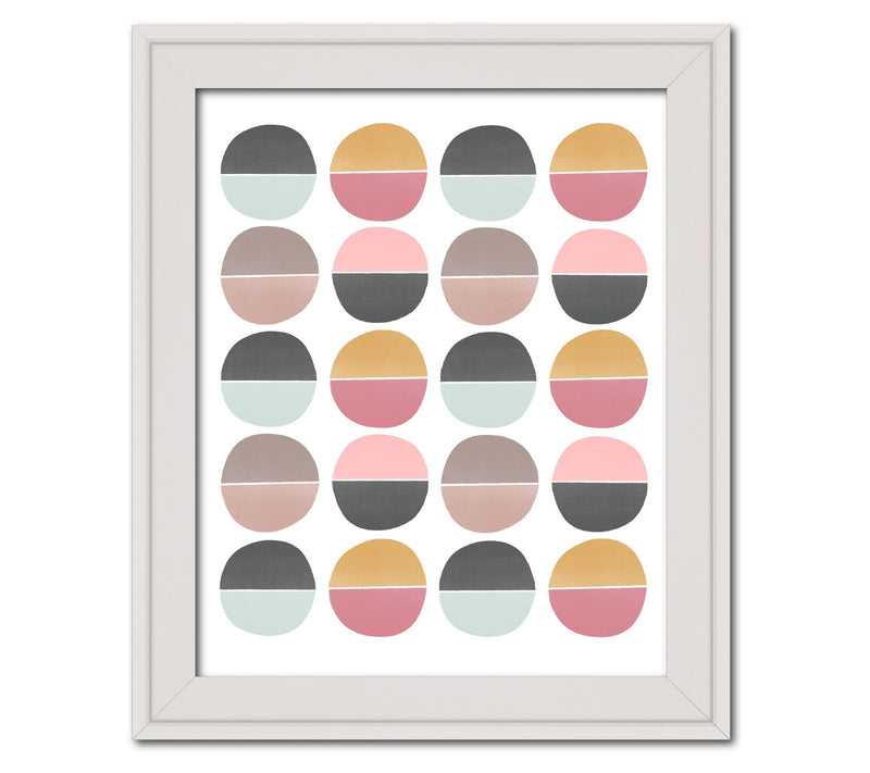 Courtside Market Circle Friends Abstract 16" x20" Framed Art — View 3