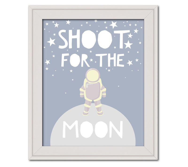 Courtside Market Shoot For The Moon 16" x 20" Framed Art — Main view