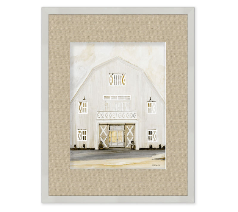 Courtside Market Wedding Barn 16" x 20" FramedArt — Main view