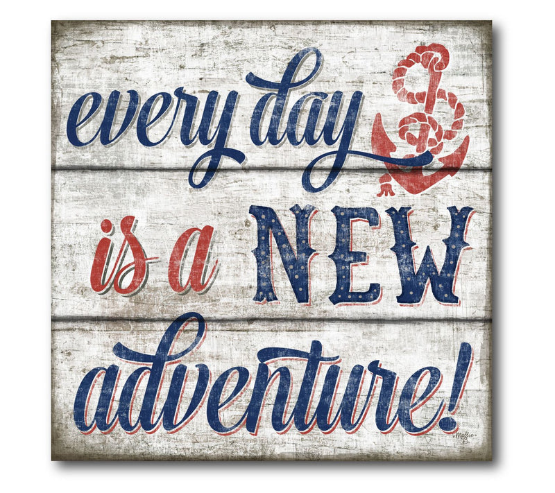 Everyday is a New Adventure 16" x 16" Canvas — View 3