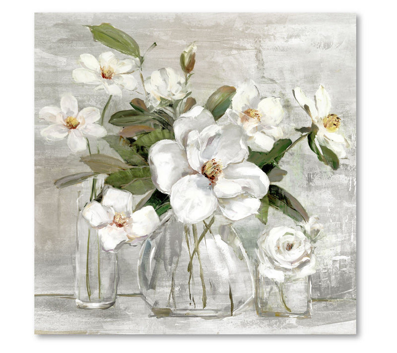 Courtside Market Romantic Magnolias 16" x 16" Canvas Wall Art — View 3