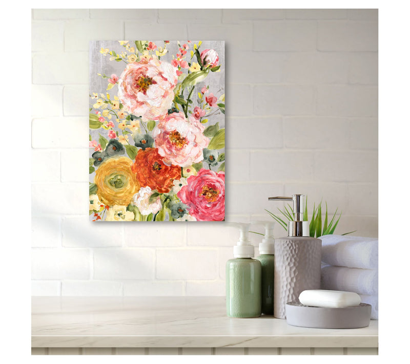 Courtside Market Damask Garden 16" x 20" CanvasWall Art — View 4