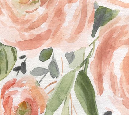 Courtside Market Peach Keen II 16" x 16" CanvasWall Art — View 2