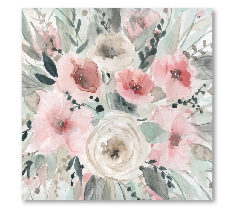 Courtside Market Pretty in Blush 16" x 16" Canvas Wall Art — View 3