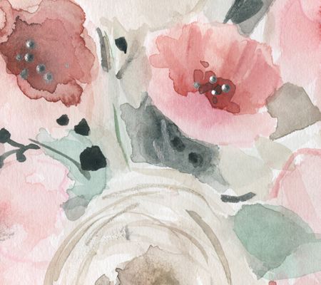 Courtside Market Pretty in Blush 16" x 16" Canvas Wall Art — View 2