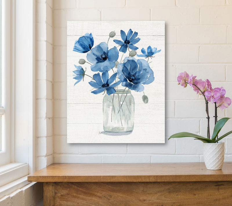 Courtside Market Bluen Dreams II 20x24 Canvas Wall Art — View 4