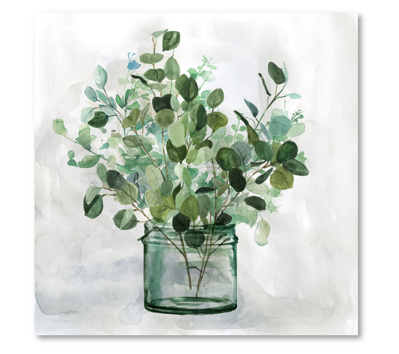 Courtside Market Green Garden II 16x16 Canvas Wall Art — Main view