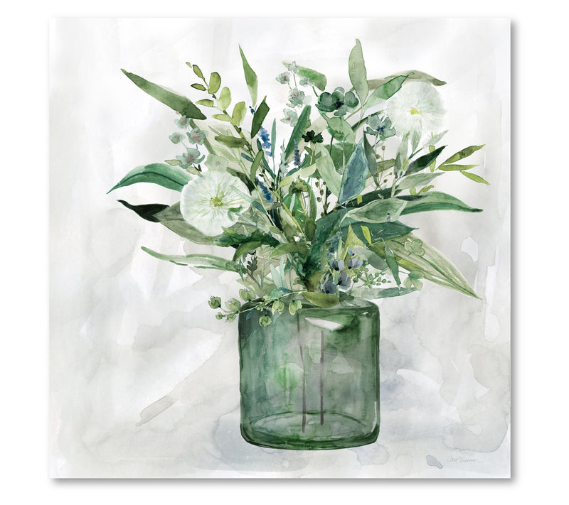 Courtside Market Green Garden I 16x16 Canvas Wall Art — View 3
