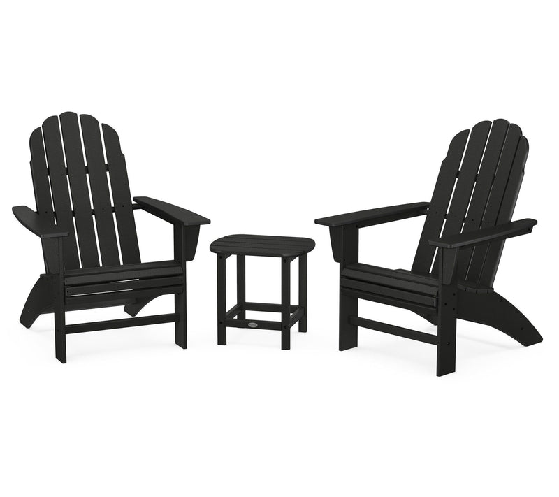 Polywood Vineya rd 3-Piece Adir ondack Set & 18 " Side Table — Main view