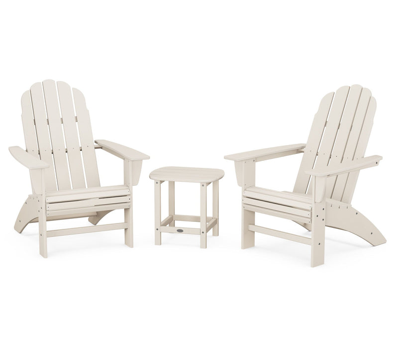 Polywood Vineya rd 3-Piece Adir ondack Set & 18 " Side Table — View 7