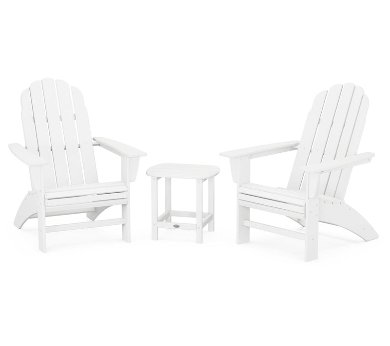 Polywood Vineya rd 3-Piece Adir ondack Set & 18 " Side Table — View 13