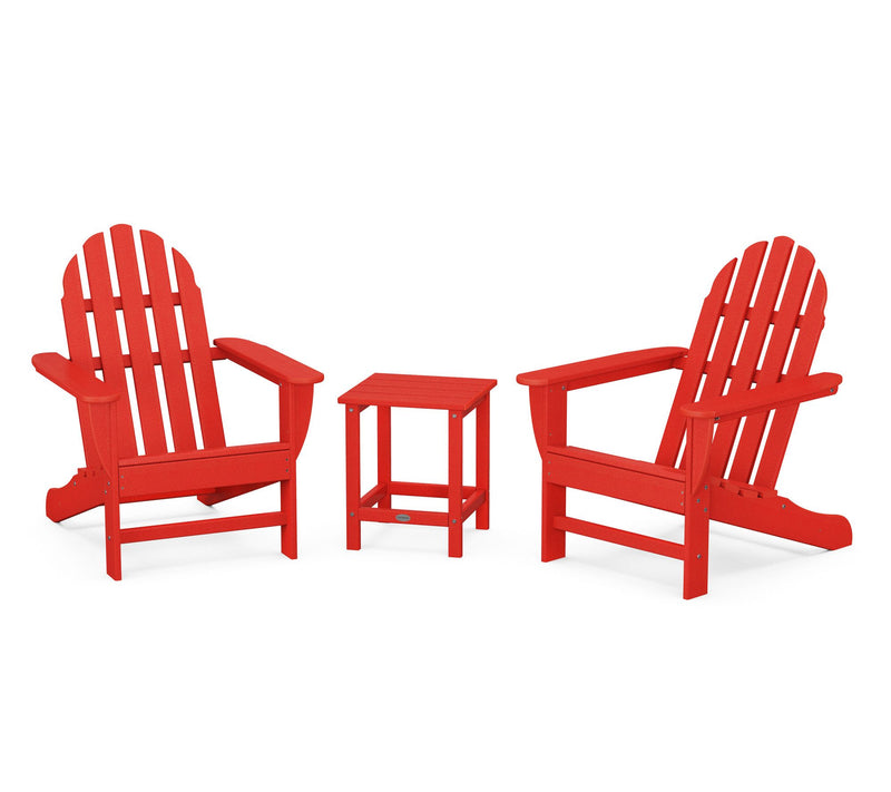 Polywood Classic Folding Adirondack 3-Piece Set18" Side Table — View 19