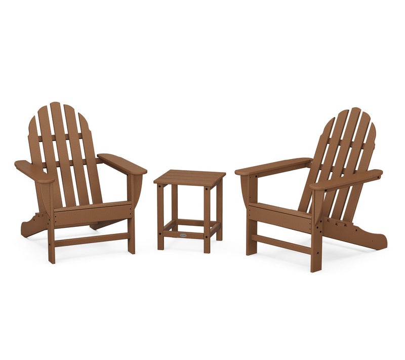 Polywood Classic Folding Adirondack 3-Piece Set18" Side Table — View 23