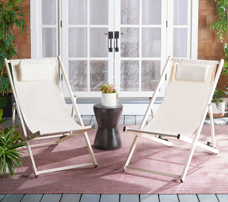 Camlin Outdoor Sling Chairs, Set of 2 by Safavieh — View 3