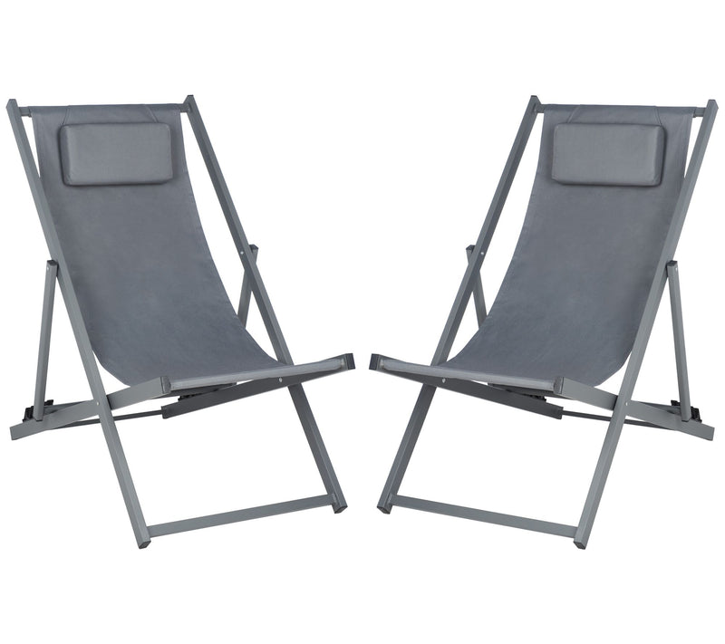 Camlin Outdoor Sling Chairs, Set of 2 by Safavieh — View 8