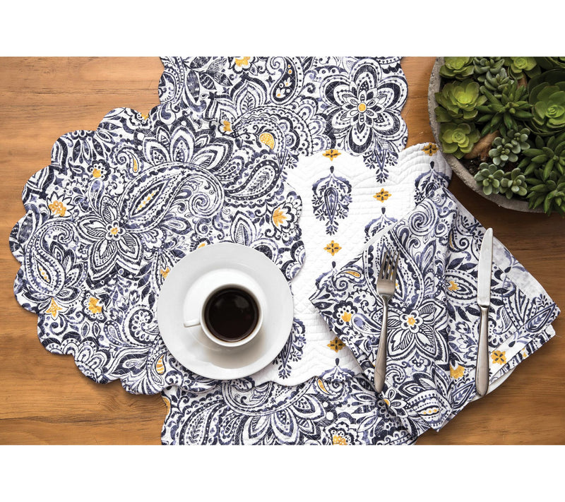 13" x 19" Serena Cotton Placemat Set of 6 by Valerie — View 5