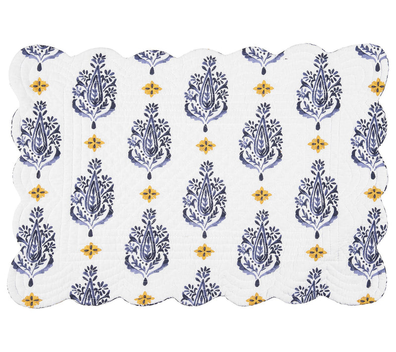 13" x 19" Serena Cotton Placemat Set of 6 by Valerie — View 6