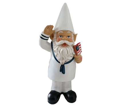 SWI Garden 12" Resin Navy Gnome