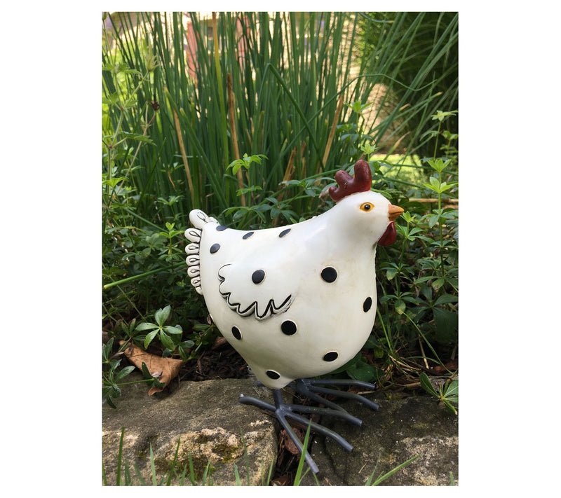 SWI Garden 6" Shabby Chic Chicken — View 2