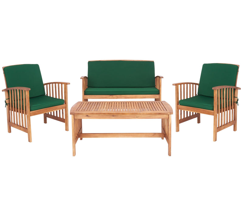Rocklin 4 Piece Outdoor Conversation Set by Safavieh — View 7