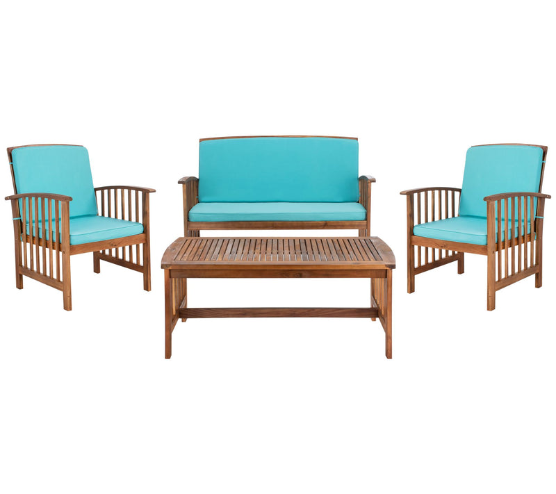 Rocklin 4 Piece Outdoor Conversation Set by Safavieh — Main view