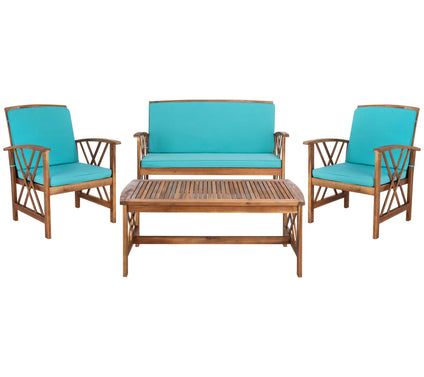 Fontana 4-Piece Outdor Living Set by Safavieh