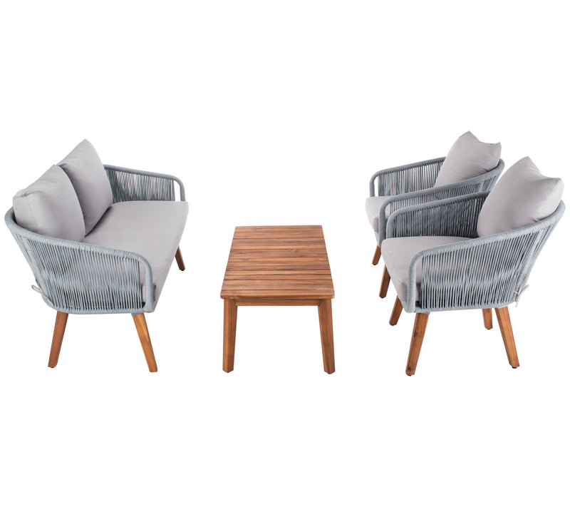 Prester 4 Piece Outdoor Living Set by Safavieh — View 10