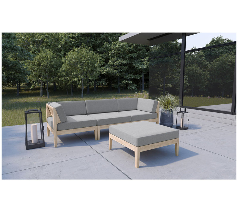 Linon Home Gables Outdoor 4-Piece Set with Cushions — View 9