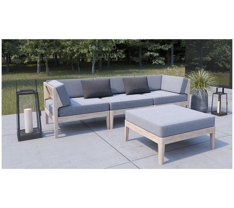 Linon Home Gables Outdoor 4-Piece Set with Cushions — View 7