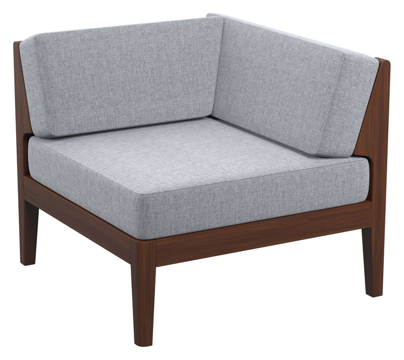 Linon Home Gables Outdoor Corner Chair With Cushions — View 9