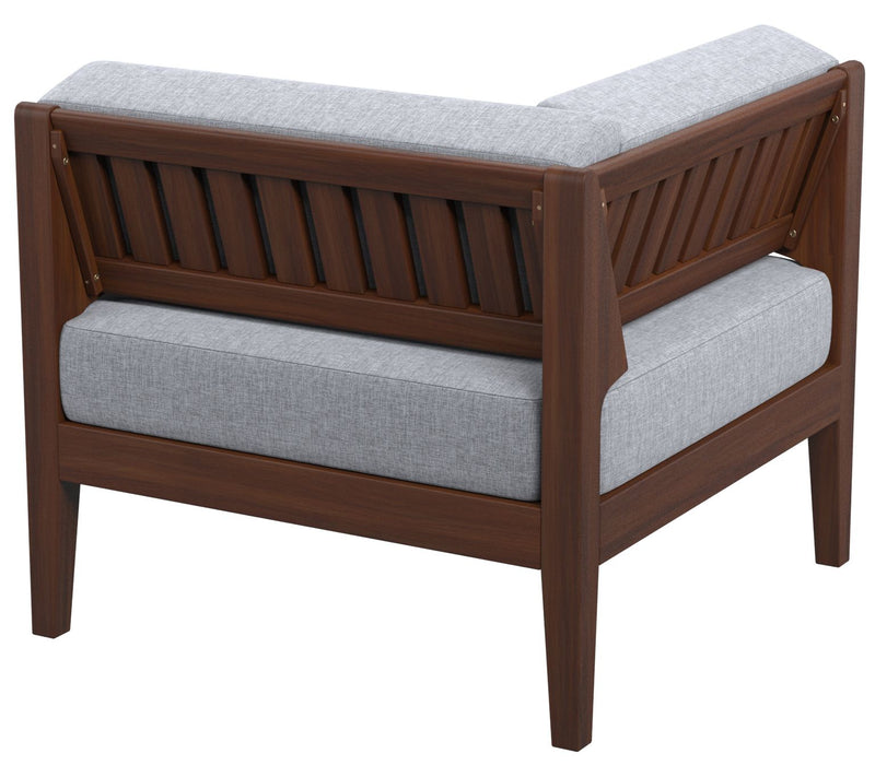 Linon Home Gables Outdoor Corner Chair With Cushions — View 4