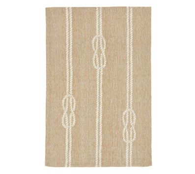 Lush Decor Capri Ropes In-Out Rug Neutral 7'6"x 9'6" — Main view