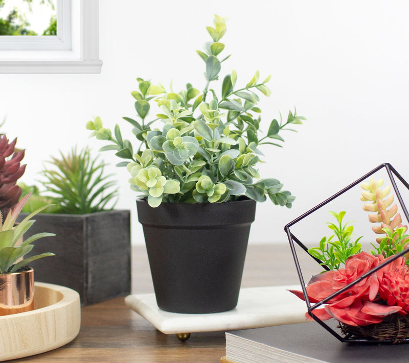 Northlight 10" Green Artificial Melia Azedarach Plant — View 4