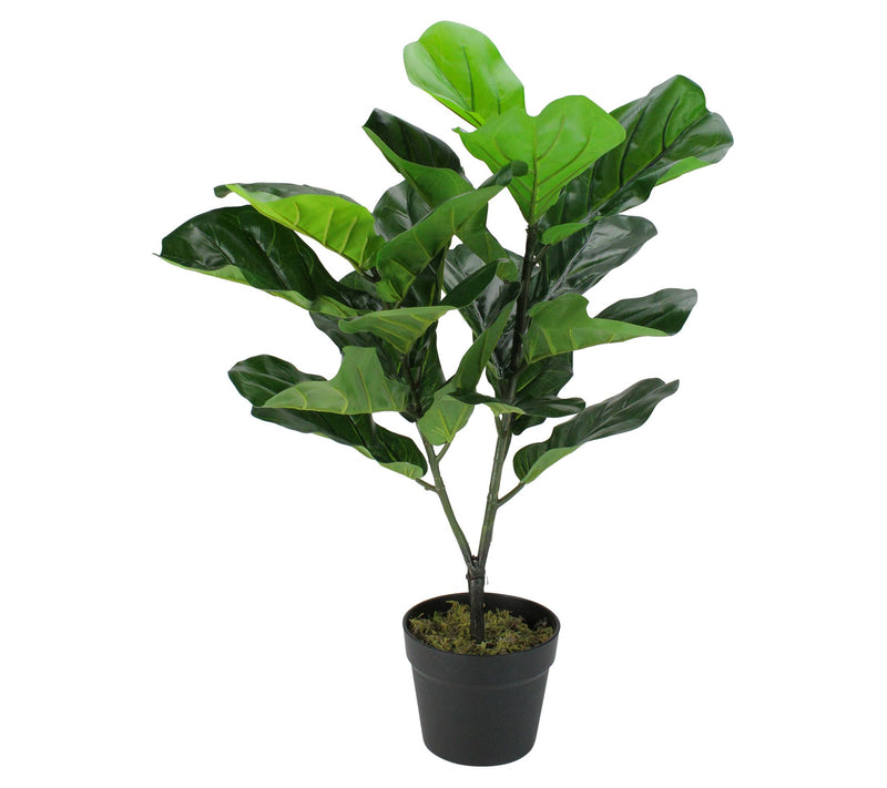 Northlight 29" Artificial Fiddle Leaf Fig Potted Plant — Main view