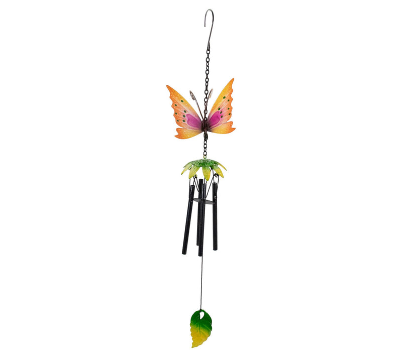 Northlight 19" Metal Butterfly Outdoor Garden Windchime — View 3