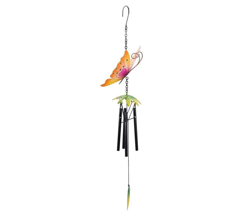Northlight 19" Metal Butterfly Outdoor Garden Windchime — View 7