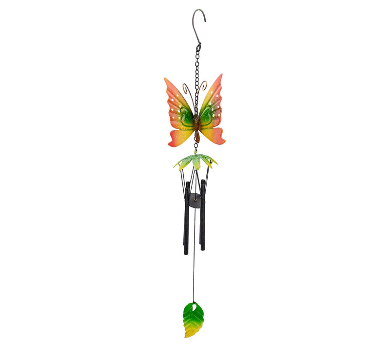 Northlight 19" Metal Butterfly Outdoor Garden Windchime — View 11