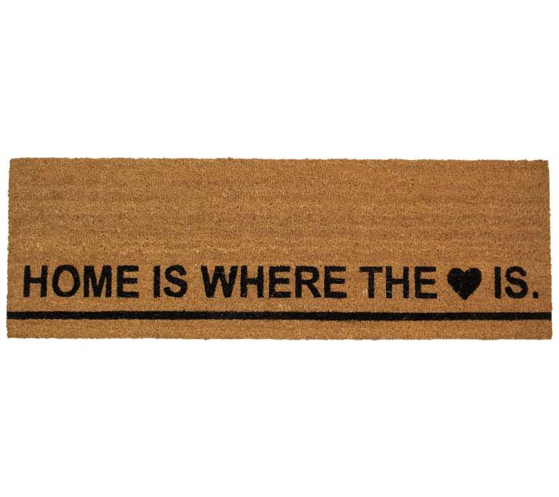Northlight 48" x 16" Natural Coir Outdoor Recta ngular Mat — View 5