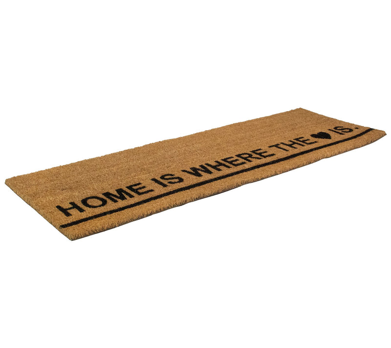 Northlight 48" x 16" Natural Coir Outdoor Recta ngular Mat — View 9