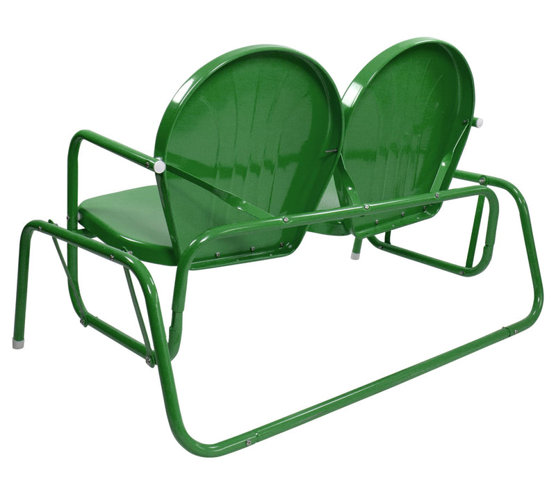 Northlight Outdoor Retro Metal Tulip Double Glider — View 8