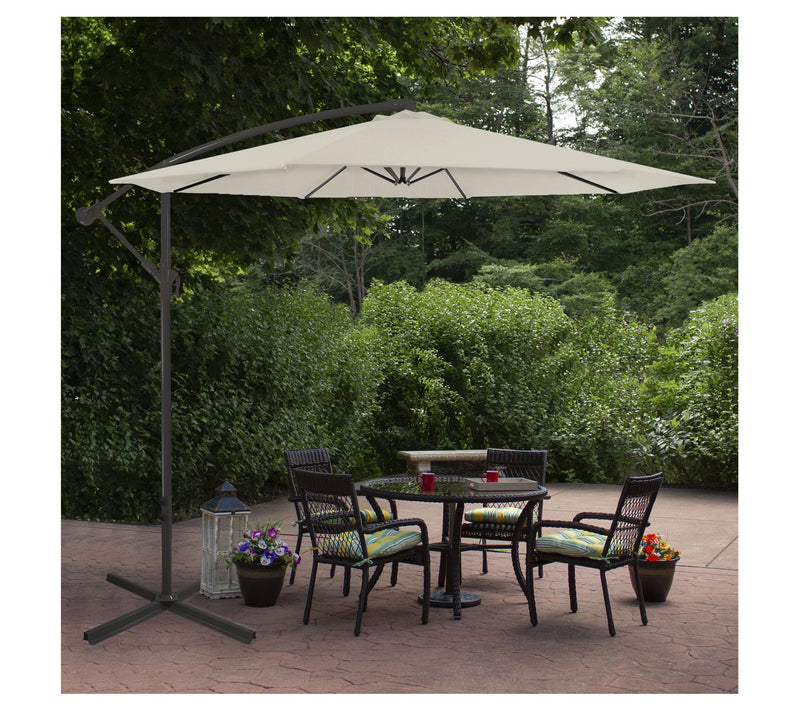 Northlight 10' Offset Outdoor Patio Umbrella wih Crank — View 10