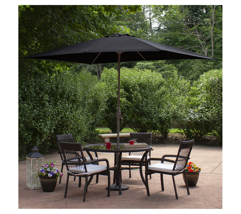 Northlight 10' x 6.5' Outdoor Patio Market Umbrella with Crank — View 7