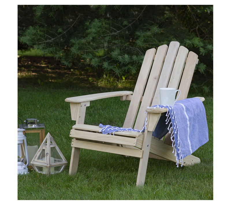 Northlight 36" Classic Folding Wooden Adirondack Chair — View 7