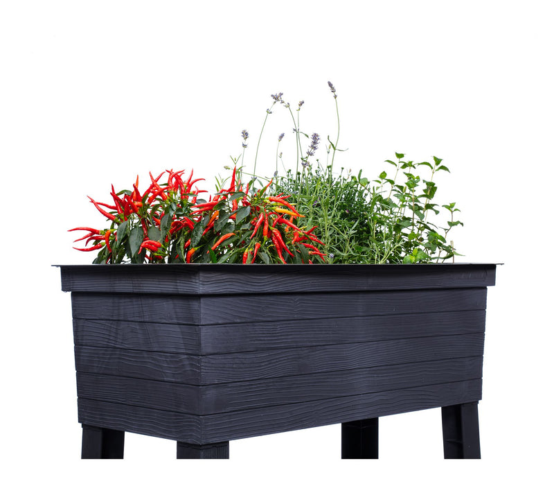 Balcony Raised Bed Planter with Cover — View 5