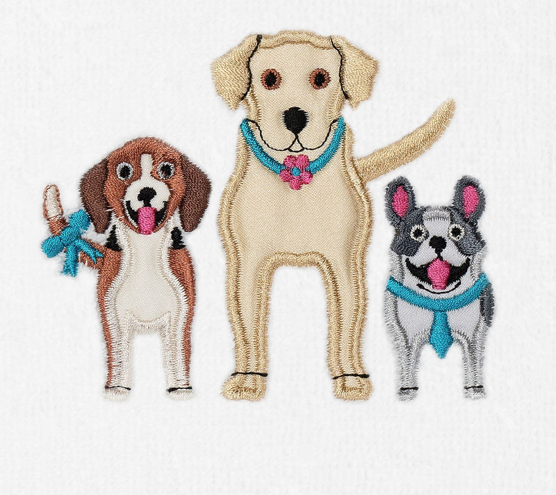 Linum Home Textiles DOGS - Embroidered Hand Towels (Set of 2) — View 5