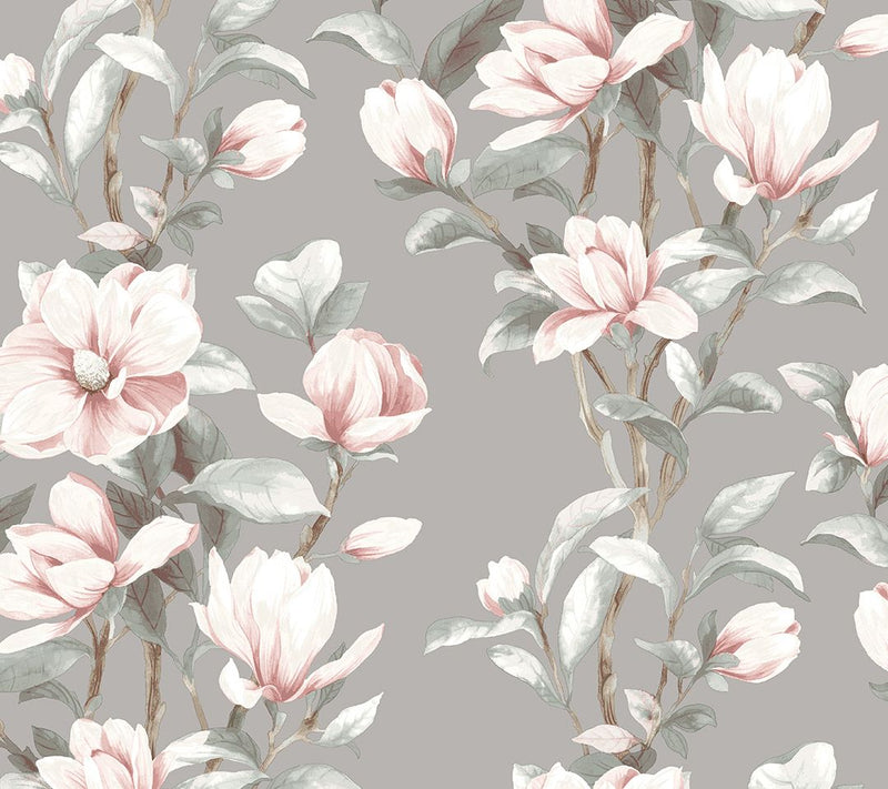 Next Wall Magnolia Trail Floral Peel and StickWallpaper — View 5