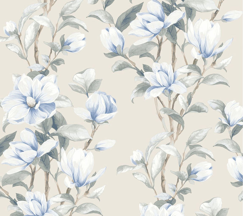 Next Wall Magnolia Trail Floral Peel and StickWallpaper — View 7
