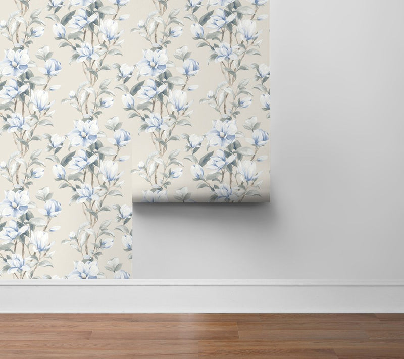 Next Wall Magnolia Trail Floral Peel and StickWallpaper — View 14